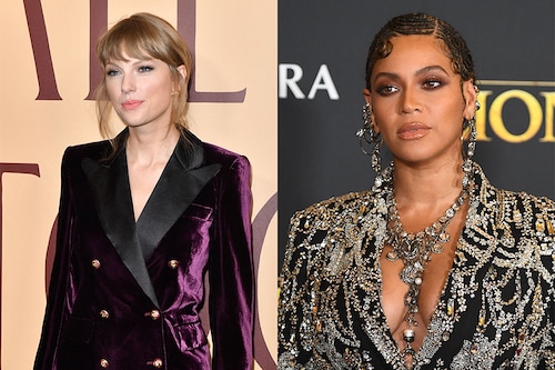 Taylor Swift (L) and Beyonce (R) have both lent their names to insects.
Image: Angela Weiss / Robyn Beck / AFP