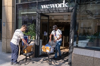 Since going public via a SPAC merger with BowX Acquisition Corp, WeWork seems to be heading toward a place in which long-term profitability could be in sight. Image: Richard Baker / In Pictures via Getty Images