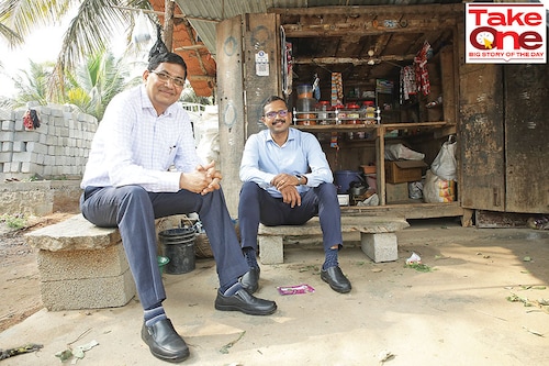 (Left)Â Udaya Kumar Hebbar, managing director and CEO, and Ganesh Narayanan, deputy CEO and chief business officer of CreditAccess Grameen. Image:Â Selvaprakash Lakshmanan for Forbes India (Left)Â Udaya Kumar Hebbar, managing director and CEO, and Ganesh Narayanan, deputy CEO and chief business officer of CreditAccess Grameen. Image:Â Selvaprakash Lakshmanan for Forbes India