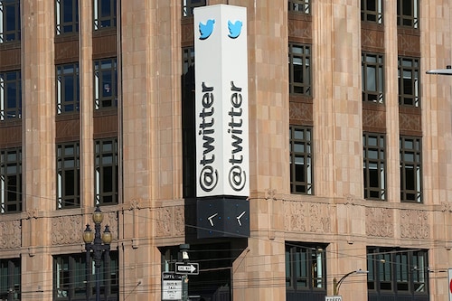 Outside Twitter’s headquarters in San Francisco, April 24, 2022. Elon Musk, who struck a deal on Monday, April 25 to buy Twitter for roughly $44 billion, has given more hints over the past weeks and months about what he would change about Twitter. (Jim Wilson/The New York Times)