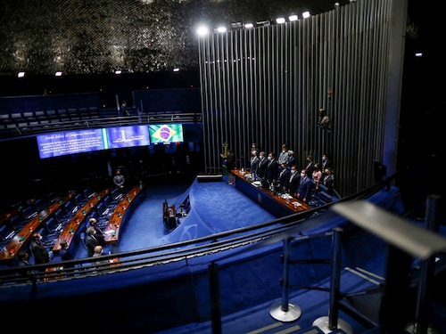 BTS performs during the 49th Annual American Music Awards at the Microsoft Theatre in Los Angeles, California, U.S., November 21, 2021.
Image: Mario Anzuoni / Reuters BTS performs during the 49th Annual American Music Awards at the Microsoft Theatre in Los Angeles, California, U.S., November 21, 2021.
Image: Mario Anzuoni / Reuters