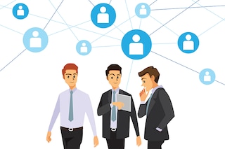 People with higher status do have larger social networks and tend to be more likely to do things to broaden those networks further
Image: Shutterstock