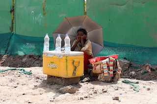 India has recorded the hottest March so far. The continuous heatwave in the nation is affecting its industrial activity. (Credit: Reuters/ Anushree Fadnavis)
