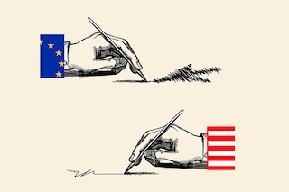 In just the last few years, Europe has seen a landmark law for online privacy take effect, approved sweeping regulations to curb the dominance of the tech giants and on Friday, April 22, 2022, was nearing a deal on new legislation to protect its citizens from harmful online content. For those keeping score, that’s Europe: three. United States: zero. (Matt Chase/The New York Times)