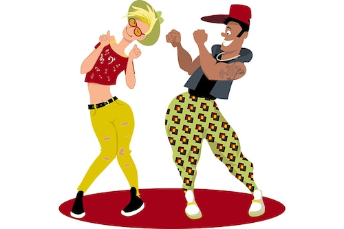 Parachute pants are getting real new lease on life thanks to the ideas for looks incorporating the pants on social networks. Image: Shutterstock