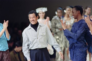Japanese fashion designer Issey Miyake, whose global career spanned more than half a century, has died aged 84.
Image: Toru Yamanaka/ AFP