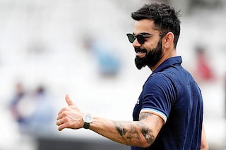 Virat Kohli has said it"s important for athletes to rest and recover from the pressures of sport and reconnect with their "core self".
Image: Ian Kington / AFP