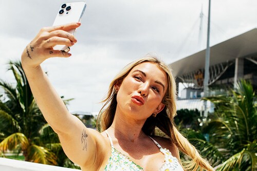 Kelly Kay Green, an Instagram model who jumped onto the field during the 2020 Super Bowl, in Miami, June 13, 2022. “All of a sudden, I wasn’t just the hot girl or the girl that ran on the field,â€ she said. “I was a hot Instagram influencer that ran on the field and had worldwide attention.â€ (Rose Marie Cromwell/The New York Times)