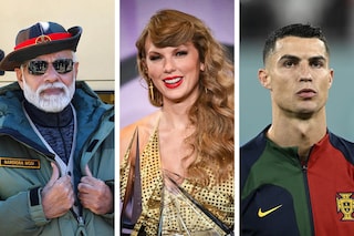 Narendra Modi, Taylor Swift, and Cristiano Ronaldo (l to r) are the most influential people on Twitter, according to Brandwatch.
Image: Valerie Macon ? Noah Seelam / AFP