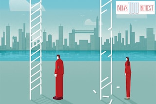 Women haven’t been given equal opportunities.â€ In earlier days in India, where, on one hand, boys were encouraged to pursue higher studies, girls, on the other hand, were relegated to domestic household work so that they can be married off.
Illustration: Chaitanya Dinesh Surpur