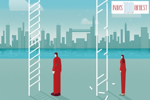 Women haven’t been given equal opportunities.â€ In earlier days in India, where, on one hand, boys were encouraged to pursue higher studies, girls, on the other hand, were relegated to domestic household work so that they can be married off.
Illustration: Chaitanya Dinesh Surpur