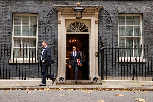 A view of 10 Downing Street London. Image:&nbspSibley/ Reuters
