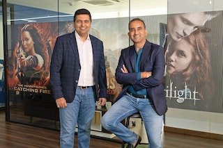 Amit Dhanuka (left), Executive Vice President with Rohit Jain (right), MD, Emerging Markets Asia, Lionsgate. Image: Neha Mithbawkar for Forbes India
