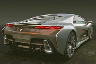 The Bertone GB110 can run on fuel made from plastic waste. The Bertone GB110 can run on fuel made from plastic waste.
Image: Courtesy of Bertone