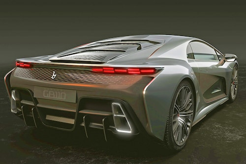 The Bertone GB110 can run on fuel made from plastic waste. The Bertone GB110 can run on fuel made from plastic waste.
Image: Courtesy of Bertone