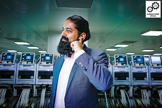 Nitesh Gupta, director, Optiemus Electronics. Optiemus has been manufacturing handsets for the likes of LG and HTC at its Noida facility. Image: Madhu Kapparath
