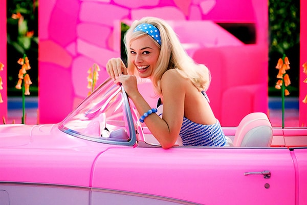 All things pink, ultra-short, ultra-tight and ultra-kitsch appear to be on a mission to conquer our wardrobes this summer, as part of a trend called "Barbiecore
Image: Courtesy Warner Bros