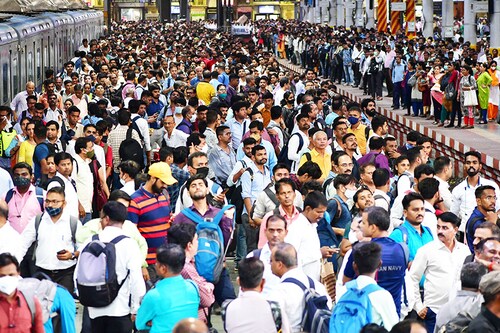 The forecast by the UN Department of Economic and Social Affairs said the world"s population is growing at its slowest pace since 1950. Image: Bhushan Koyande/Hindustan Times via Getty Images The forecast by the UN Department of Economic and Social Affairs said the world"s population is growing at its slowest pace since 1950. Image: Bhushan Koyande/Hindustan Times via Getty Images