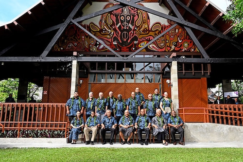 At a key summit in the Fijian capital Suva, island leaders warned time was running out to avoid "worst-case scenarios" that would see their countries—many teetering just above sea level—subsumed or rendered uninhabitable by ever-fiercer storms. Image: William WEST / AFP