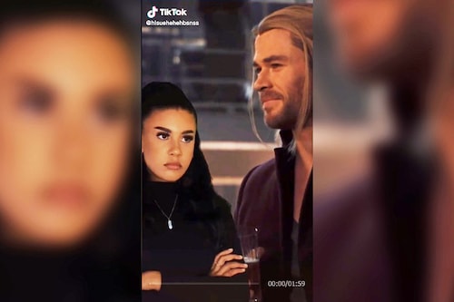 On TikTok, the user @peterhollandxx edits herself into clips from Marvel movies. On TikTok, the user @peterhollandxx edits herself into clips from Marvel movies.
Image: peterhollandxx / TikTok