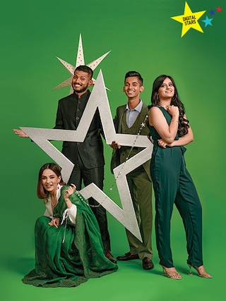(Clockwise from top left) Shlok Srivastava, Malhar Kalambe, Neha Nagar and Komal Pandey
Image: Amit Verma