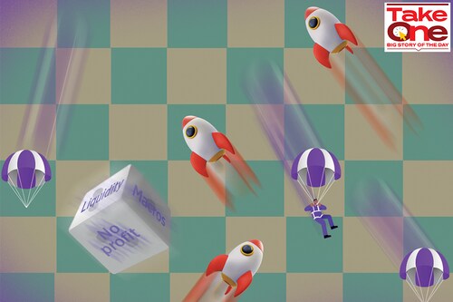 Stocks of the dozen odd newly listed consumer internet companies have been trading at a hefty discount to their issue prices, as they face long and arduous paths to profitability, and their growth come under scrutiny
Illustration: Sameer Pawar Stocks of the dozen odd newly listed consumer internet companies have been trading at a hefty discount to their issue prices, as they face long and arduous paths to profitability, and their growth come under scrutiny
Illustration: Sameer Pawar