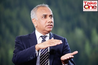 Salil Parekh, CEO and MD, Infosys
Image: Jason Alden/Bloomberg via Getty Images