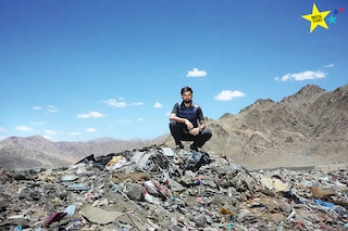 Aakash Ranison was devastated to see plastic waste amidst the mesmerising beauty of Ladakh. Since then he has been creating content about the climate crisis