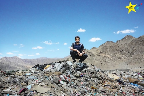 Aakash Ranison was devastated to see plastic waste amidst the mesmerising beauty of Ladakh. Since then he has been creating content about the climate crisis Aakash Ranison was devastated to see plastic waste amidst the mesmerising beauty of Ladakh. Since then he has been creating content about the climate crisis