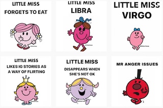 On Instagram, the account @littlem1ssss exclusively shares memes inspired by the "Mr. Men and Little Miss" books.
Image: Little Miss / Instagram