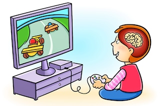 According to a study, children who play video games develop greater cognitive abilities.
Image: Peter Berglund / Getty Images