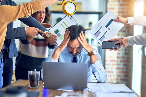 An artificial intelligence model has been developed to help detect the signs of burnout.
Image: Krakenimages.com / Shutterstock