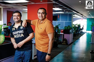 (From left) Shubham Malhotra and Sai Srinivas, co-founders of Mobile Premier League, are now focusing on developing India-centric games
Image: Selvaprakash Lakshmanan for Forbes India