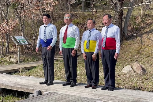 Dancing "old heart-throbs" become TikTok sensation in Japan
Image: Satish Patel / AFPTV / Takumi Shirse / AFP Dancing "old heart-throbs" become TikTok sensation in Japan
Image: Satish Patel / AFPTV / Takumi Shirse / AFP