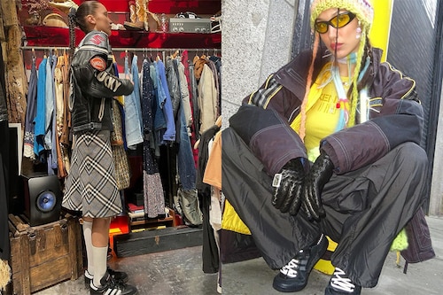 The "weird girl aesthetic" embodied here by the model and influencer, Bella Hadid.
Image: bellahadid / Instagram The "weird girl aesthetic" embodied here by the model and influencer, Bella Hadid.
Image: bellahadid / Instagram