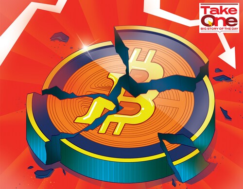Bitcoin apart, all cryptocurrencies, including ether, matic, cardano and dogecoin, have shed 50 to 90 percent of their value since late last year
Illustration: Chaitanya Dinesh Surpur