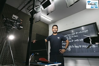 Tarun Saini of Vidyakul has hired local teachers, who sit out of studios in their respective locations and teach in different languages
Image: Madhu Kapparath
