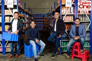 (From left) Sankar Bora, Co-founder &amp chief operating officer of DealShare, Sourjyendu Medda, Co-founder, Chief Commercial Officer of DealShare, Vineet Rao, Co-founder &amp CEO, DealShare and Rajat Shikhar, Co-founder &amp Chief Product Officer, DealShare&nbsp Image: Nishant Ratnakar for Forbes India