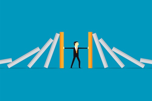 Struggling firms can’t free up collateral for hedging because it is otherwise occupied – in a downturn, it is likely already being leveraged to keep a firm’s operations afloat
Image: Shutterstock Struggling firms can’t free up collateral for hedging because it is otherwise occupied – in a downturn, it is likely already being leveraged to keep a firm’s operations afloat
Image: Shutterstock