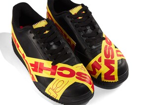 In an undated image provided by MSCHF shows, the new TAP3 sneaker by the creative collective MSCHF, the first release in a new sneaker line. The collection will be sold via app and its own website, and will take the form of mostly monthly drops of different styles, priced around $220 a pair. (MSCHF via The New York Times)