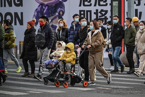 The Chinese government in 2016 scrapped its longtime "one-child policy" and began encouraging citizens to have more children as the birth rate drops in the world"s most populous country.
Image: Hector Retamal / AFP The Chinese government in 2016 scrapped its longtime "one-child policy" and began encouraging citizens to have more children as the birth rate drops in the world"s most populous country.
Image: Hector Retamal / AFP