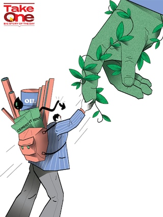 Already hurt by foreign fund outflows since October 2021, Indian equities continue to slide
Illustration: Chaitanya Dinesh Surpur