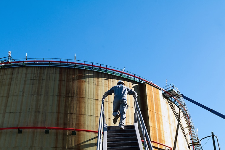 Part of a liquefied natural gas terminal in Panigaglia, Italy, on Feb. 1, 2022. Experts say it will take two to five years to build enough terminals on both sides of the Atlantic to allow for more significant exports of American LNG. (Clara Vannucci/The New York Times)