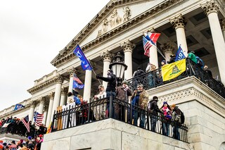 A mob of supporters of then-President Donald Trump attacks the Capitol in Washington on Jan. 6, 2021. Federal prosecutors and congressional investigators are documenting how the former president’s “Be there, will be wild!â€ tweet became a catalyst for militants before the Capitol assault. (Jason Andrew/The New York Times)
