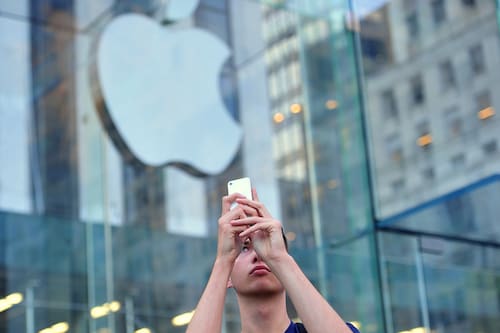 Apple could soon offer hardware subscriptions to keep users equipped with the latest iPhone.
Image: AFP Photo/Stan Honda Apple could soon offer hardware subscriptions to keep users equipped with the latest iPhone.
Image: AFP Photo/Stan Honda