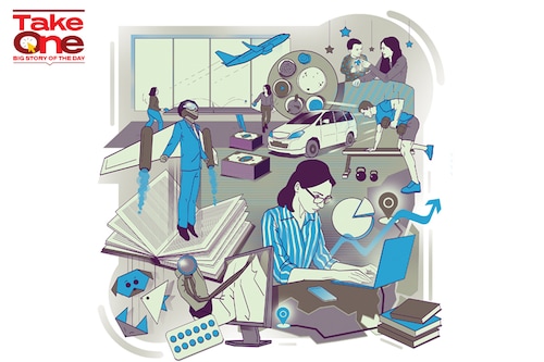With the third wave of Covid-19 on the wane, corporates have switched back to working from office with most senior level staff reporting to the office at least twice a week
Illustration: Chaitanya Dinesh Surpur With the third wave of Covid-19 on the wane, corporates have switched back to working from office with most senior level staff reporting to the office at least twice a week
Illustration: Chaitanya Dinesh Surpur