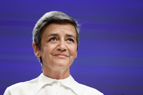 Margrethe Vestager, the European Commissioner for Competition. (Credits: Kenzo TRIBOUILLARD / AFP)