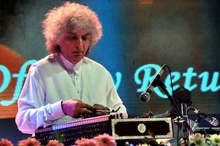 Santoor maestro Pandit Shivkumar Sharma died on May 10, 2022. Image: STRDEL / AFP