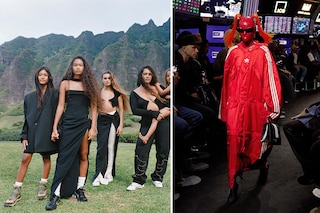 (L) The NikeXJacquemus collection and (R) the Balenciaga collaboration with adidas. Image: Courtesy Jacquemus and House of Balenciaga