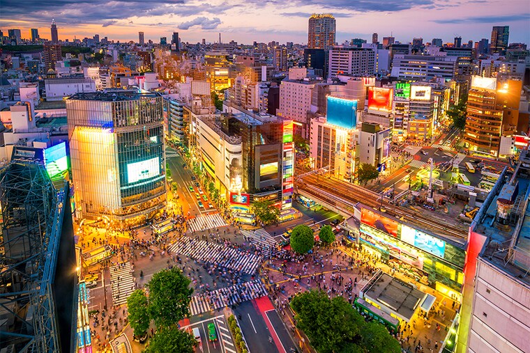 Japanese city pop borrows from funk, soul, disco, lounge and even yacht rock.
Image: Shutterstock